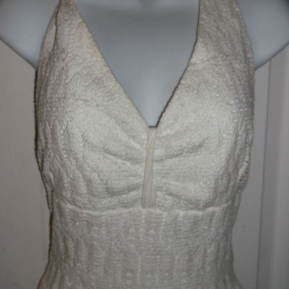 Marilyn Monroe Style White Flared Halter Dress XL - Picture 4 of 6